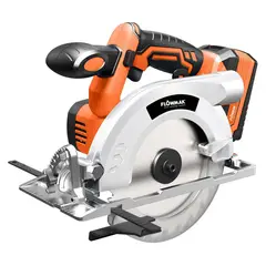 FLOWMAK - Sierra circular 6 1/2'' 18v batería 4ah y cargador 3800rpm
