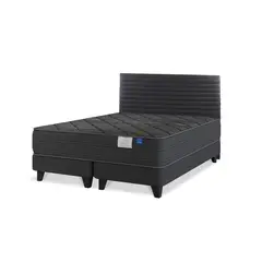 FLEX - Cama 2 plazas Europea Black Gris