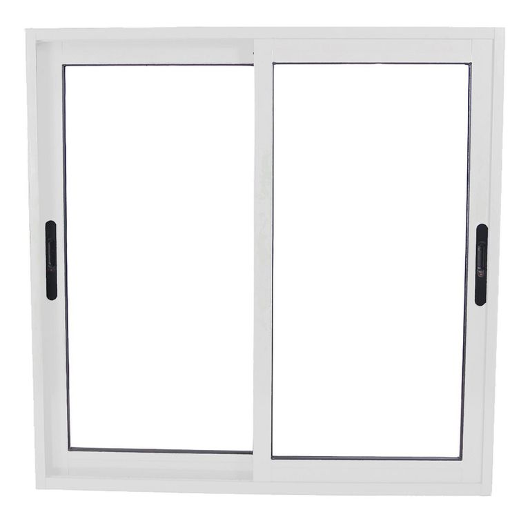 Ventana Aluminio Corredera 150x200 cm Vidrio Termopanel Blanco