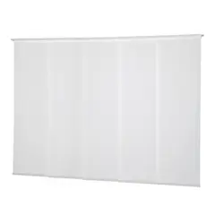 VIEWTEX - Kit de 3 paneles japoneses riel blanco