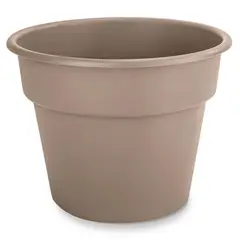 CASA BONITA - Macetero de Plástico 34x26.8 cm Taupe