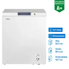 HISENSE - Freezer 142 Litros Blanco FC184D4AW1