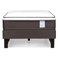 ROSEN - Cama 1 plaza de Estructura New style 4 Café