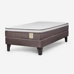 ROSEN - Cama 1 Plaza de Estructura New Style 4 Café