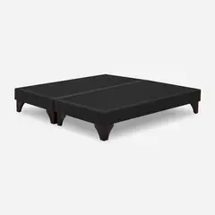 ROSEN - Set Base Cama Black Super king Gris oscuro