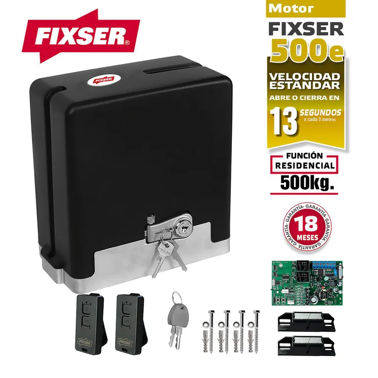 FIXSER - Motor Porton 500 kg 13 seg | Ofertitas