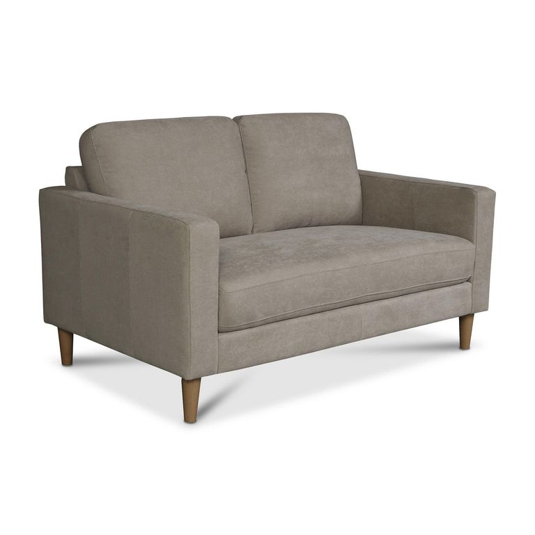Sofá 2 cuerpos Londres 142x86x87 cm Beige