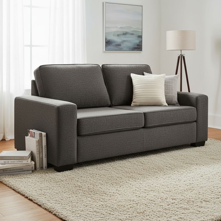 Sofá Bolonia Gris 197x86x88 cm