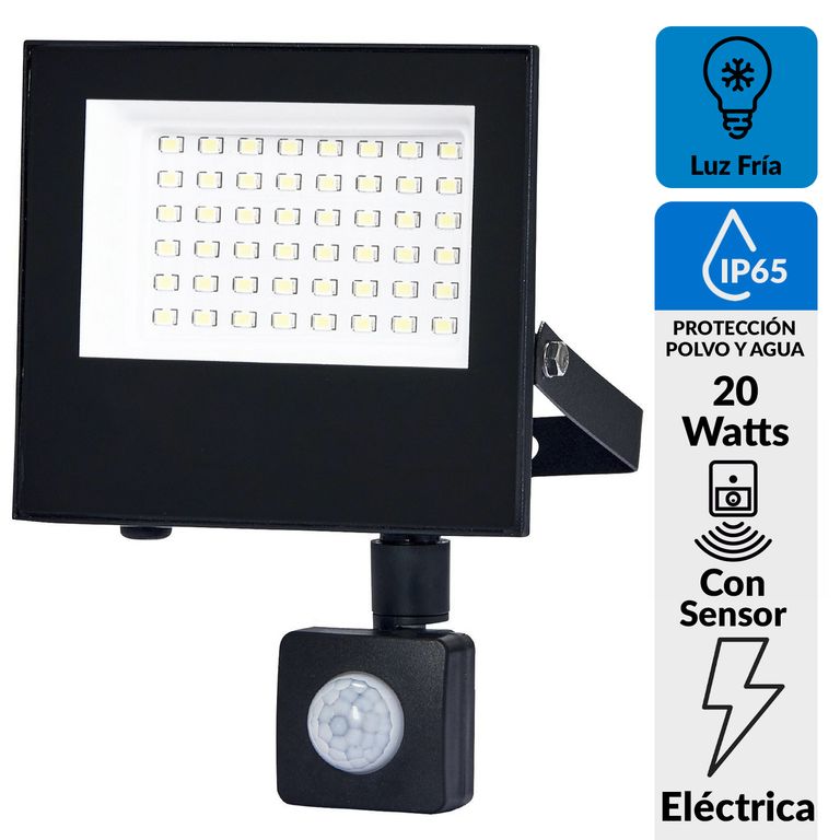 Reflector Led 20w LF Negro c/s