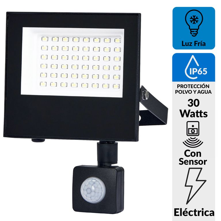 Reflector Led 30w LF Negro c/s