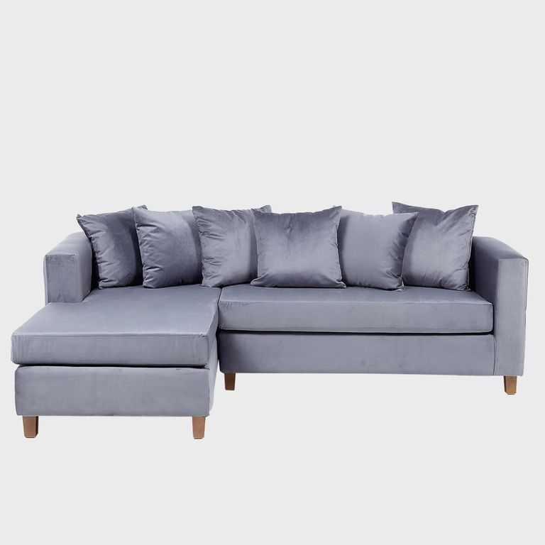 Sofá Seccional 4 cuerpos Malaga 171x87x245 cm Azul