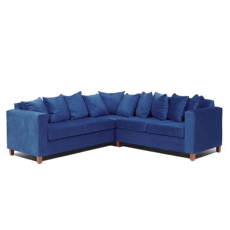 Sofá Seccional 5 Cuerpos Malaga 240X93X245 cm Felpa