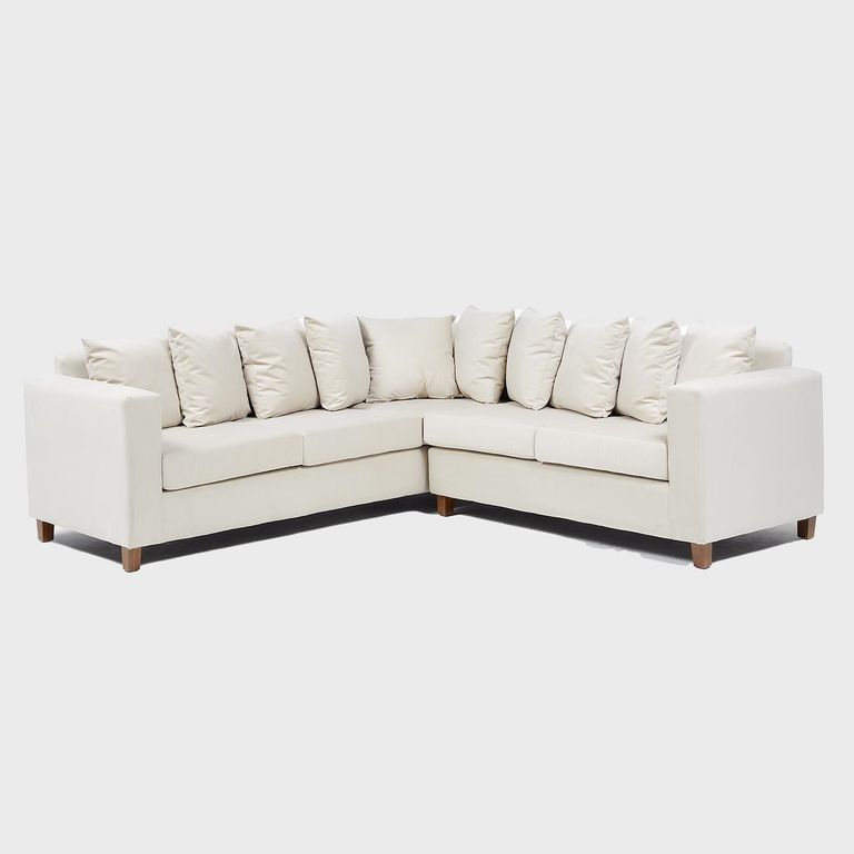 Sofá Seccional 4 cuerpos Malaga 240x93x245 cm Beige