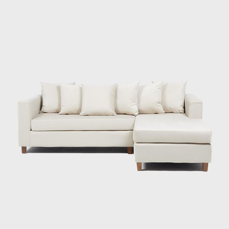 Sofá Seccional 4 Cuerpos Malaga 171X87X245 cm Derecho Felpa