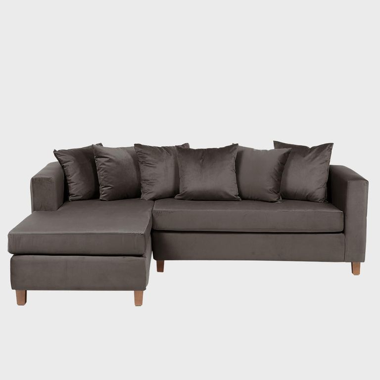 Sofá Seccional 4 cuerpos Malaga 171x87x245 cm Azul