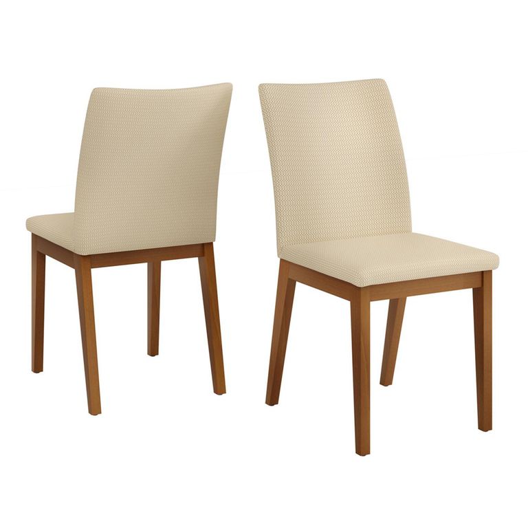 Pack 2 sillas Vitoria Beige 93x45x53 cm