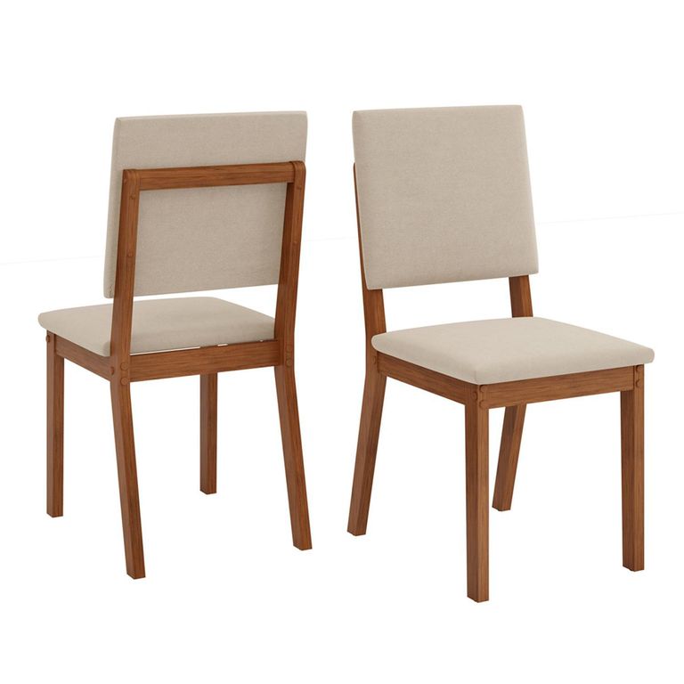 Pack 2 sillas Talia Beige 96x42.5x56 cm