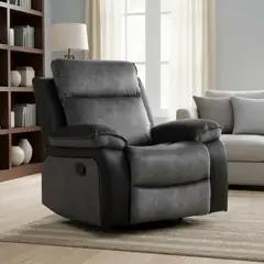 JUST HOME COLLECTION - Bergere 1 cuerpo Brunei 102x100x97 cm Negro