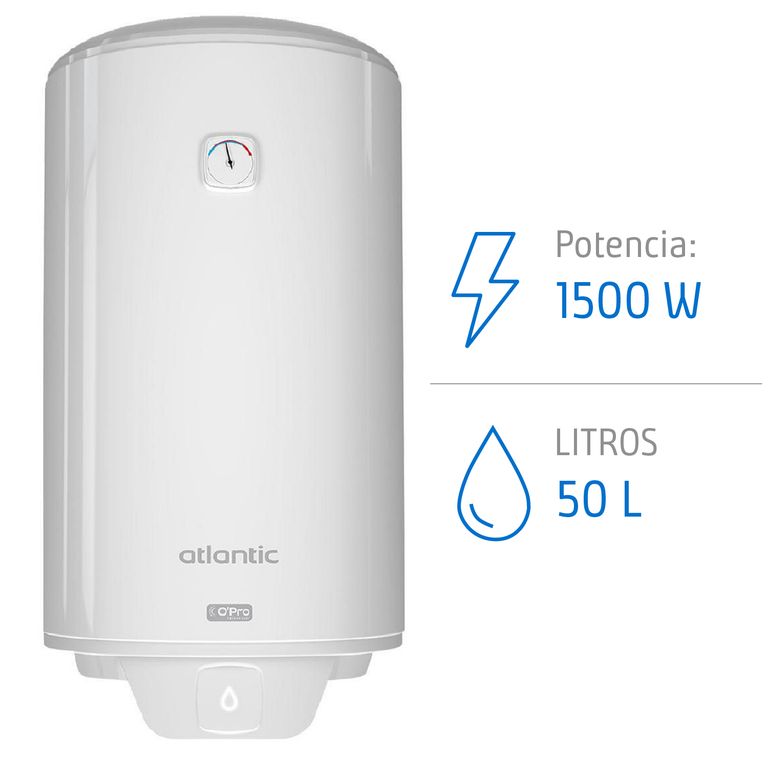 Termo Eléctrico 50 Litros 1500 W de Muro