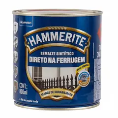 HAMMERITE - Esmalte Directo sobre Óxido Anticorrosivo Hidrorepelente Tarro 0.8 l Brillante Blanco