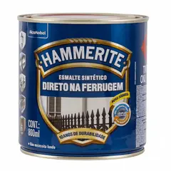 HAMMERITE - Esmalte Directo sobre Óxido Anticorrosivo Hidrorepelente Brillante Blanco 0.8 l
