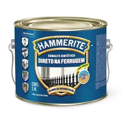 HAMMERITE - Esmalte Directo sobre Óxido Anticorrosivo Hidrorepelente Brillante Gris 2.4 l