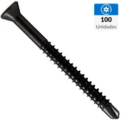 MAMUT - Tornillo Autoperforante Cabeza Torx Madera 41 mm 3.9 mm 100 Unidades