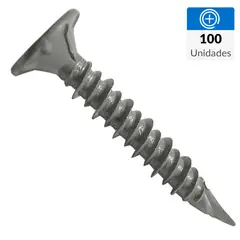 MAMUT - Tornillo Autoperforante Cabeza Phillips Fibrocemento 1-1/4 " 4.85 mm 100 Unidades