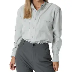 ORYX - Camisa con Protección UV Mujer Serengueti Gris Talla M