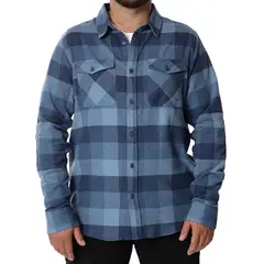 ORYX - Camisa Franela Hombre Yoho Azul Talla S