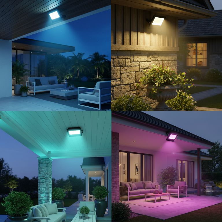 Reflector Led 30 W IP 65 Luz RGB