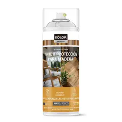 MONTANA - Spray Tinte y Protección para Madera Mate Castaño Caramelo 400 cc