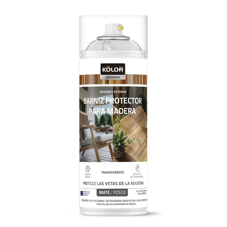 Spray Barniz Spray 0.4 l Mate Transparente