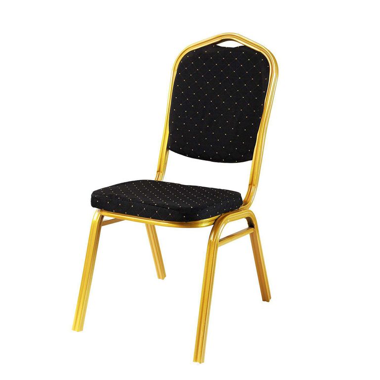 IMPORTADORA USA Silla de Comedor Banquetera Negro 95x40x45 cm