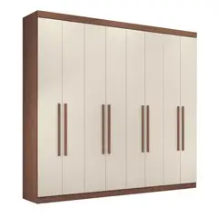 ONESSTA - Clóset Máster 8 Puerta(s) 4 Cajón(es) 8 Repisa(s) 238.8x219x46.3 cm Beige