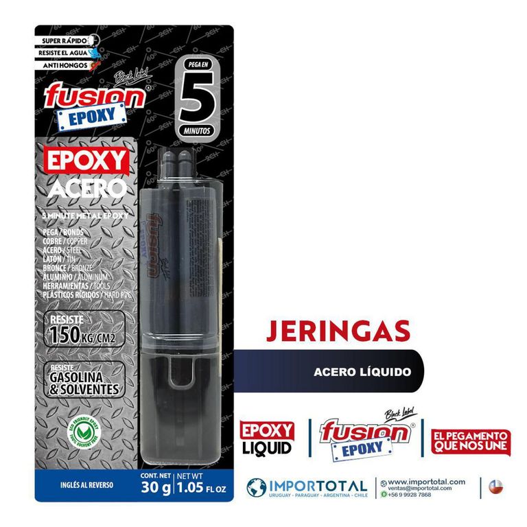 Adhesivo Fusion Epoxy Acero