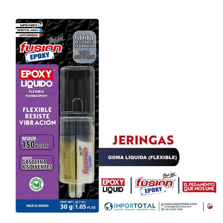 Adhesivo Fusion Epoxy Líquido Flexible