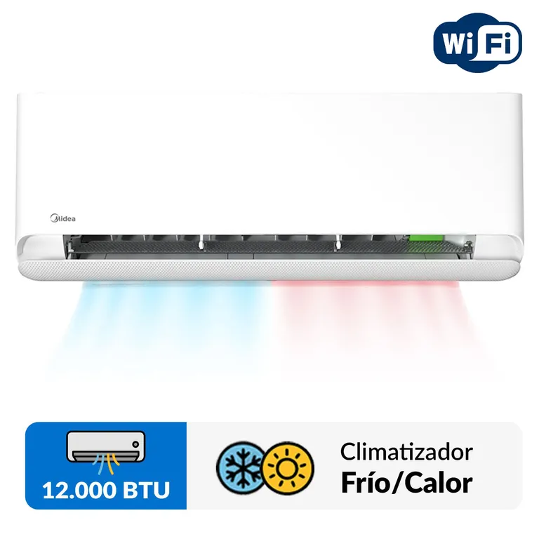 Aire Acondicionado Split Inverter 12000 BTU Breezeless wifi