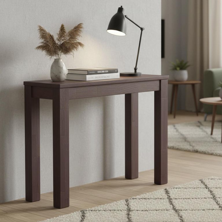 Mesa Arrimo Sapelly Ceniza 110x40x80 cm