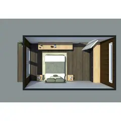 undefined - Dormitorio principal para casas ecomodulares