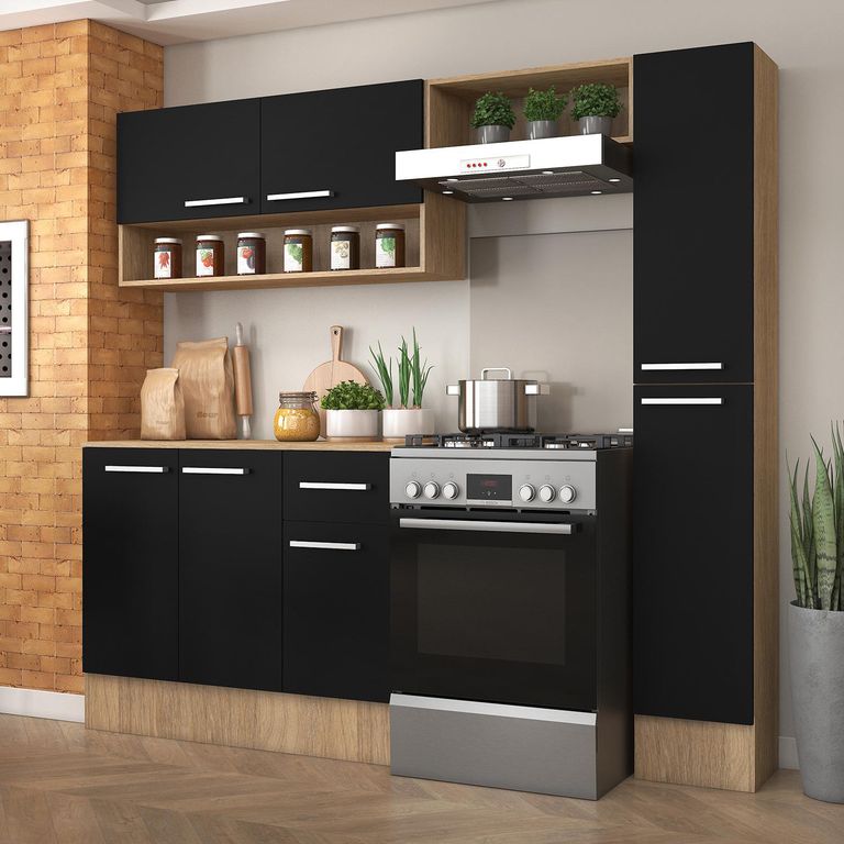Mueble De Cocina Madri Simple 7 Puertas 1 Cajón