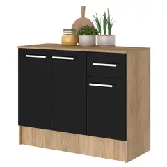 VEKKAHOME - Mueble De Cocina Base Madri Grey
