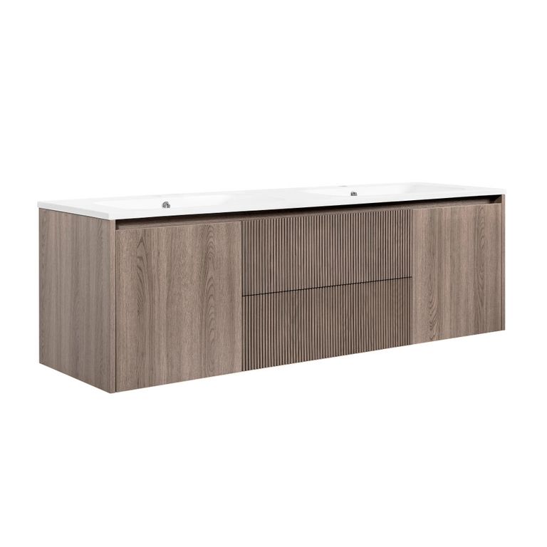 Kit Mueble Sophie Texturado Lenga 121x50x46.5 cm