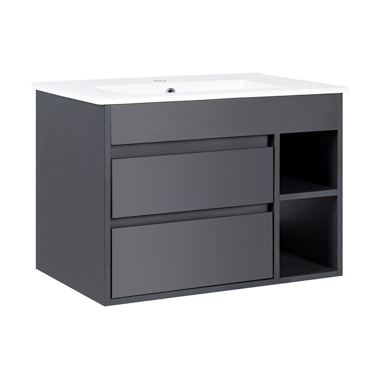 Mueble de Baño Paris Dark Grey 71x50x46.5 cm