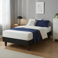 MANTAHUE - Base cama Standart 1.5 plazas Negro