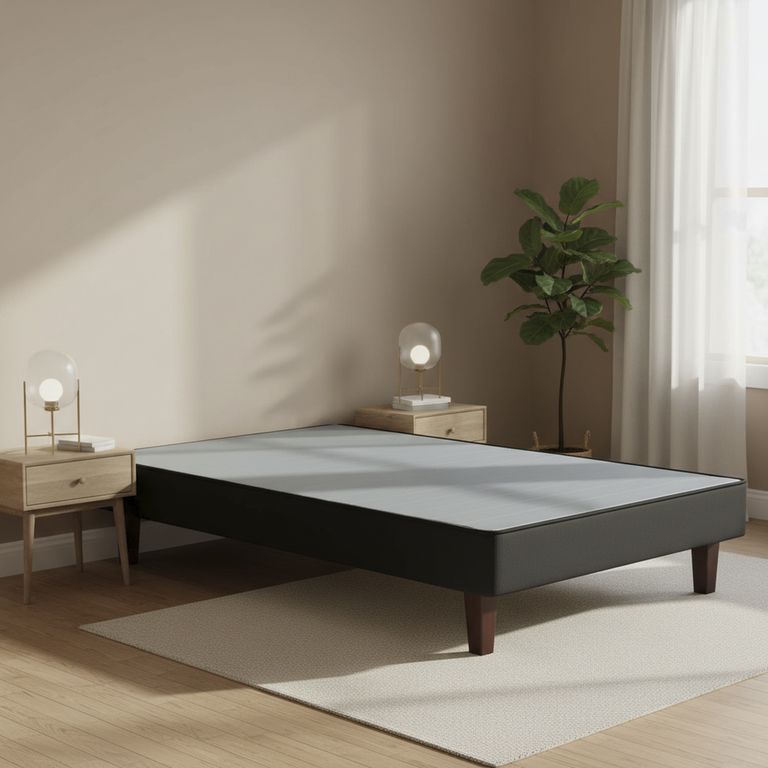 MANTAHUE Base cama Standart 1 plaza Negro