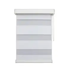 ECOWIN - Cortina Duo BlackOut Hermes 120x180 cm Blanca