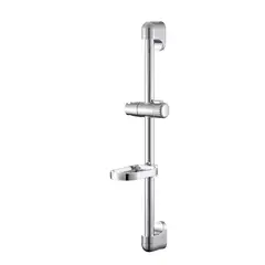 CORSOVALV - Barra Ducha Deslizable Inoxidable con Soporte y Jabonera