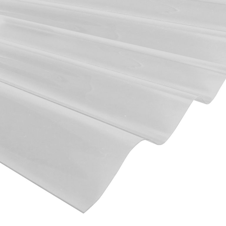 Plancha Policarbonato Ondulada 0.7 mm 81x300 cm Opal