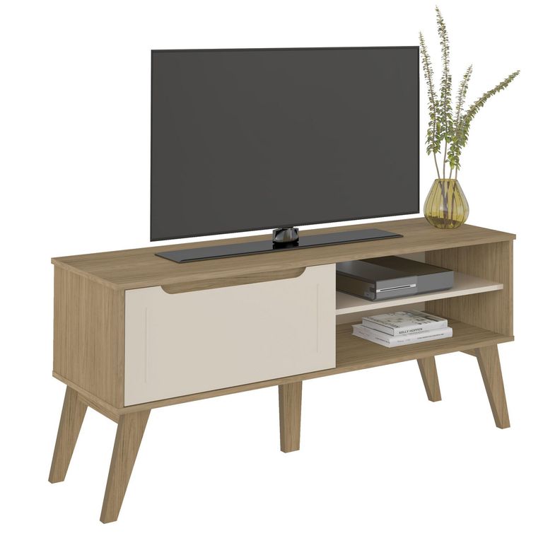 Rack 60 " Lotus II Roble beige 134x60x40 cm